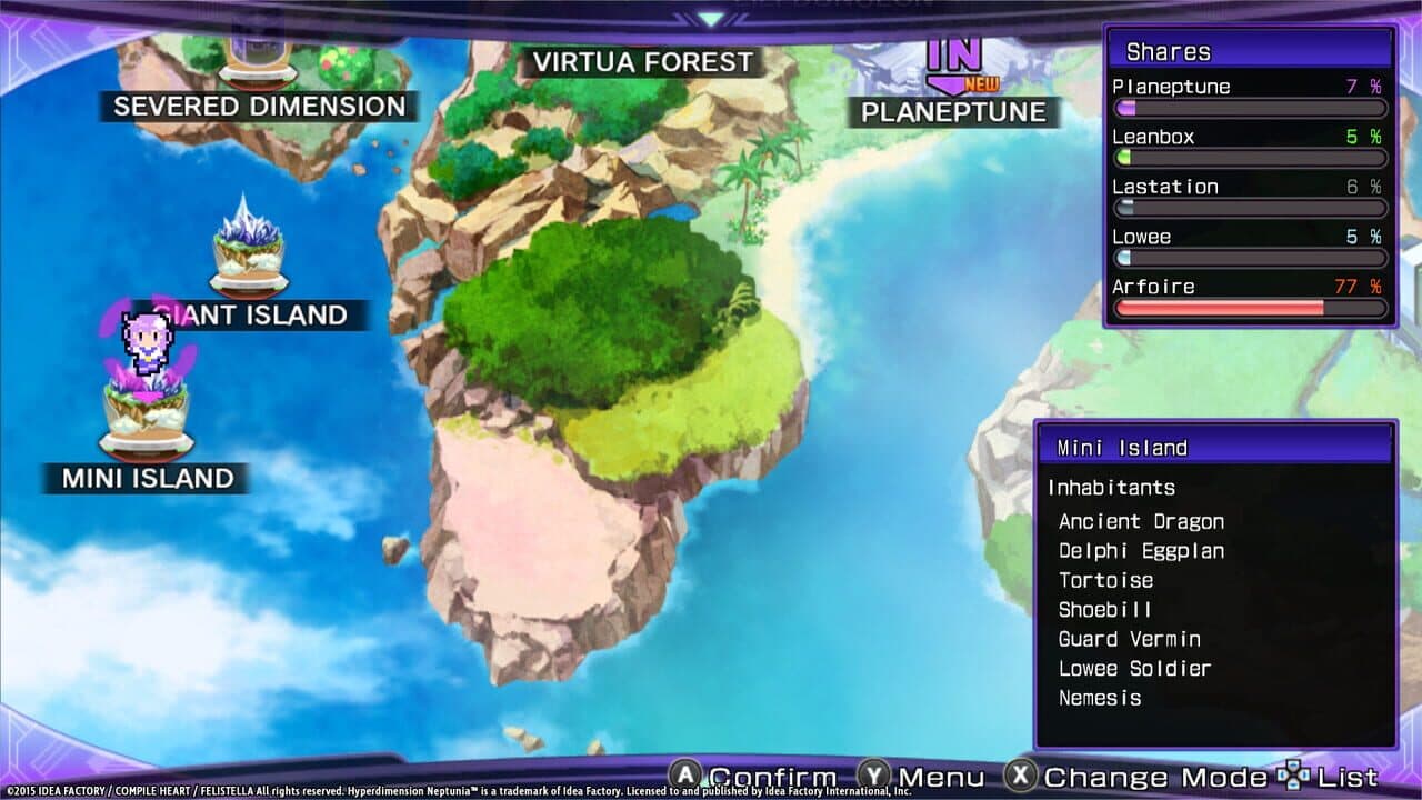 Hyperdimension Neptunia Re;Birth2: Sister's Generation - Mini Island thumbnail 2