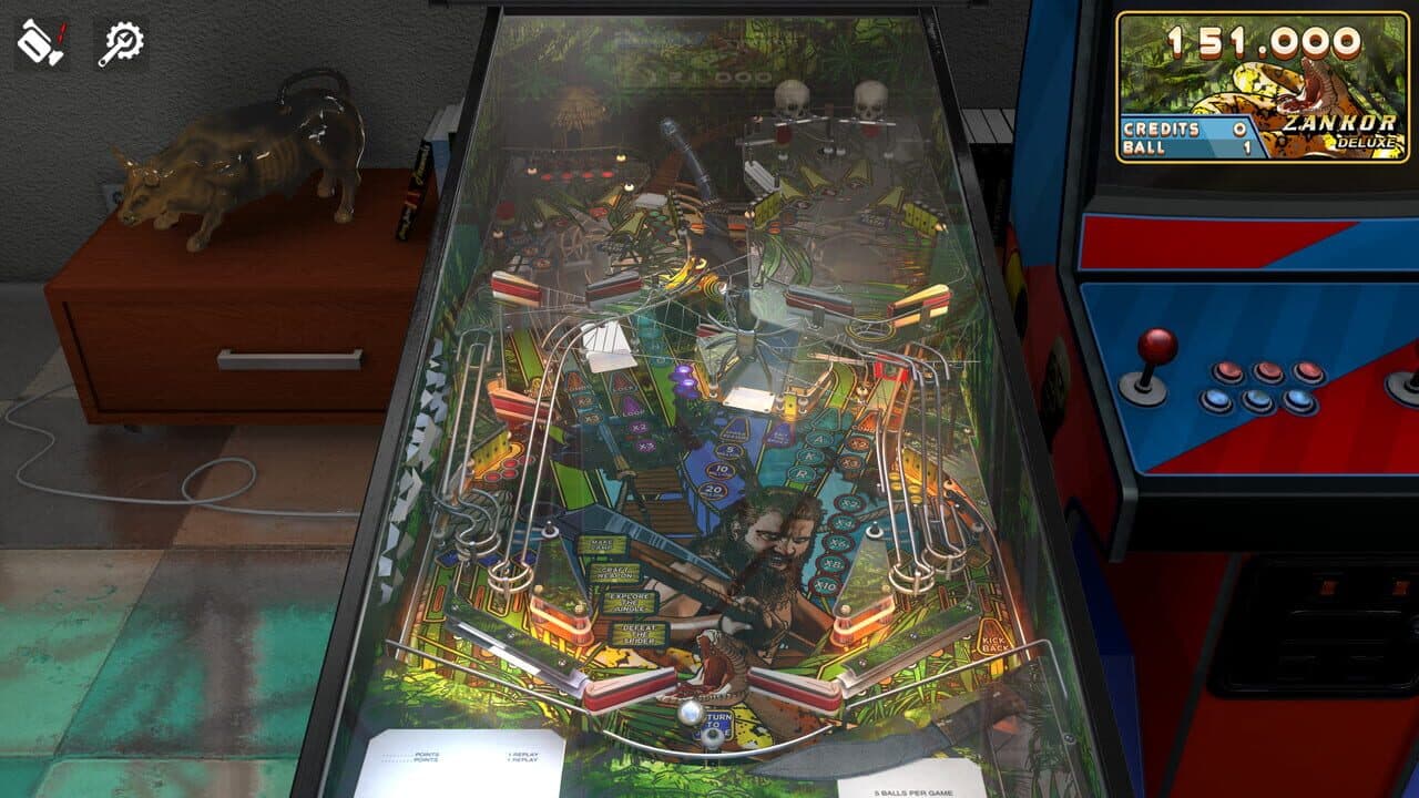 Zaccaria Pinball: Zankor Deluxe Pinball Table thumbnail 2
