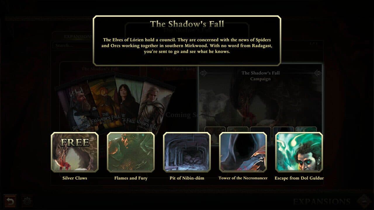 The Lord of The Rings ACG: The Shadow's Fall Expansion thumbnail 2