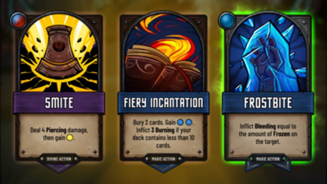 Dawncaster: Deckbuilding RPG screenshot 1
