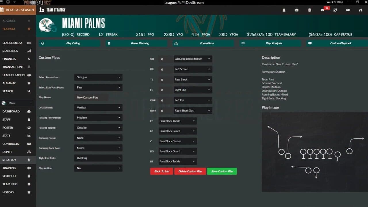 Draft Day Sports: Pro Football 2022 screenshot 1