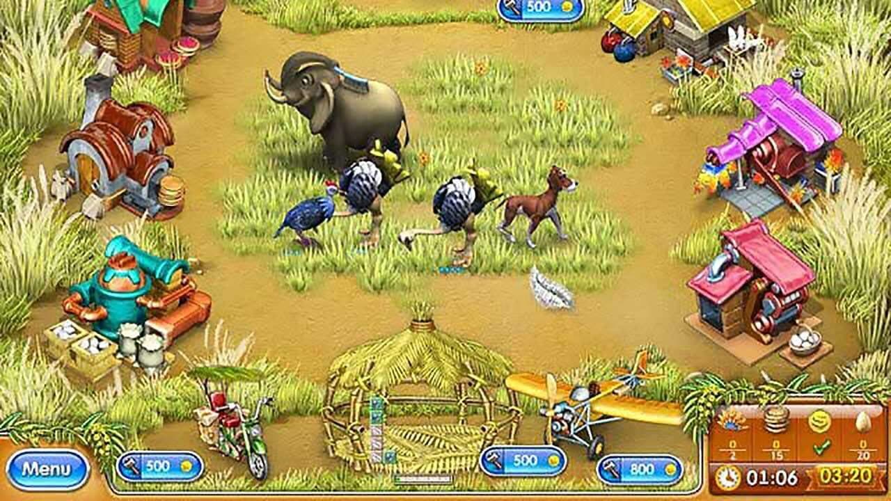 Farm Frenzy 3: Madagascar screenshot 1