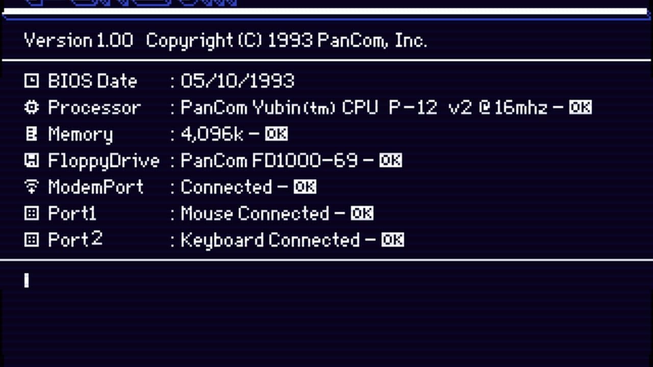 PanCom OS screenshot 1