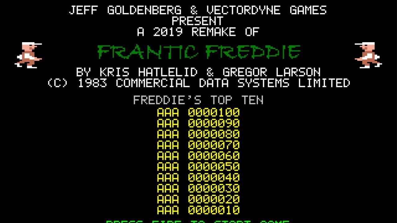 Frantic Freddie screenshot 1