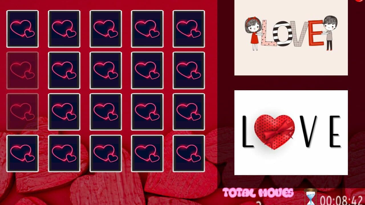 All Valentine Pairs Memory Game thumbnail 5