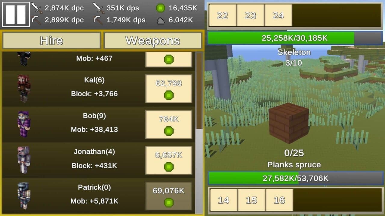MineClicker screenshot 1