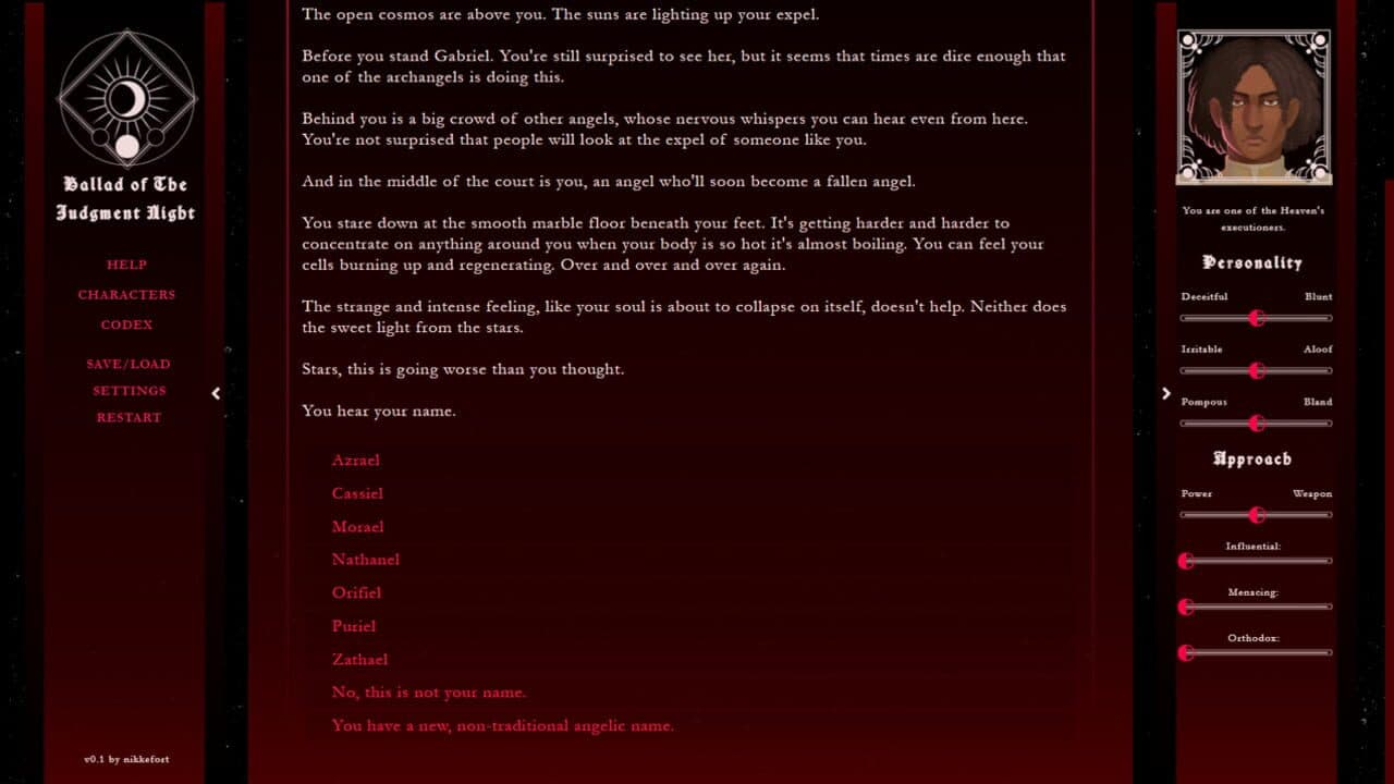 Ballad of the Judgment Night screenshot 1