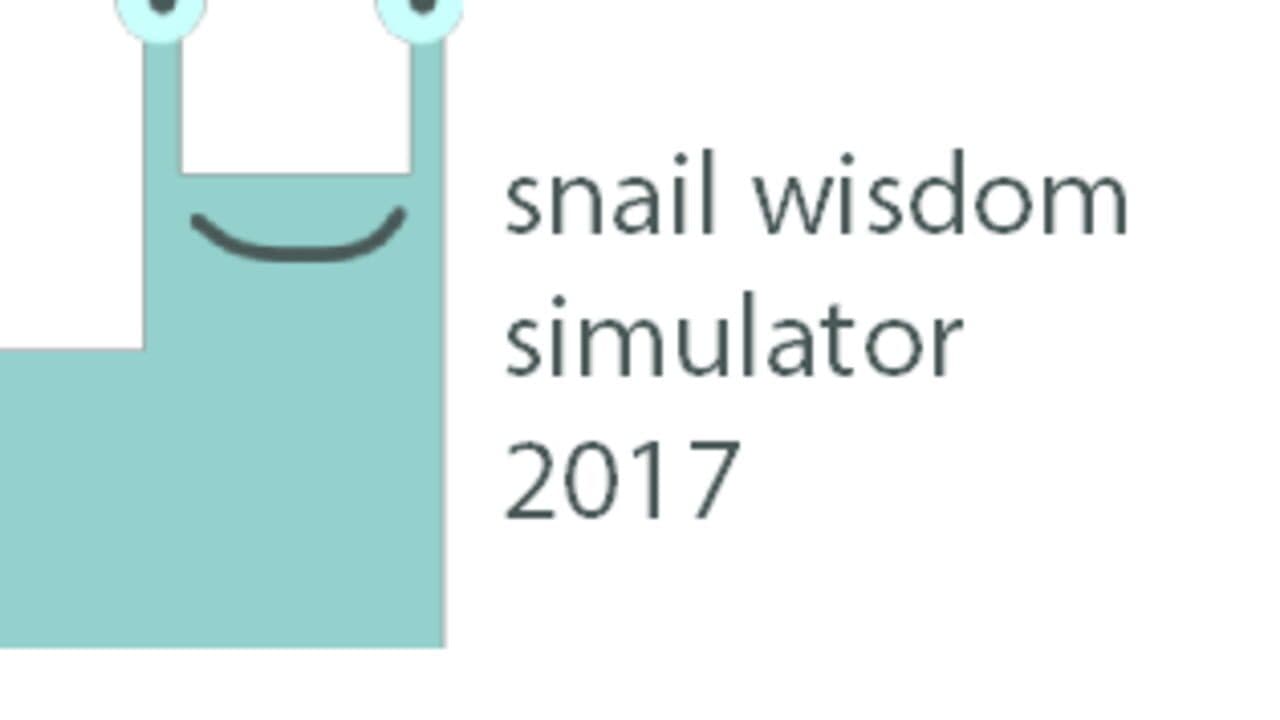 Snail wisdom simulator 2017 screenshot 1