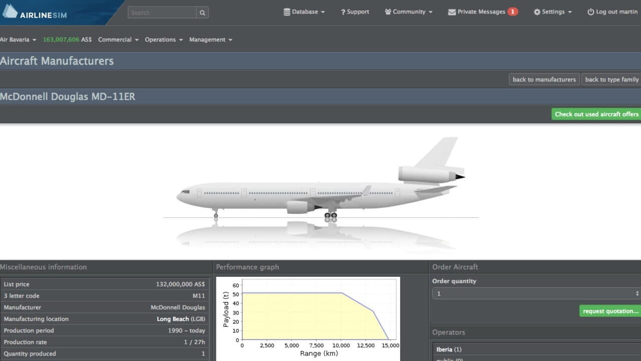AirlineSim screenshot 1