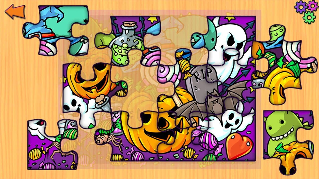 Halloween Jigsaw Puzzles: Puzzle Game for Kids & Toddlers thumbnail 3