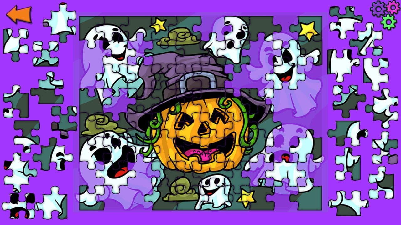 Halloween Jigsaw Puzzles: Puzzle Game for Kids & Toddlers thumbnail 4
