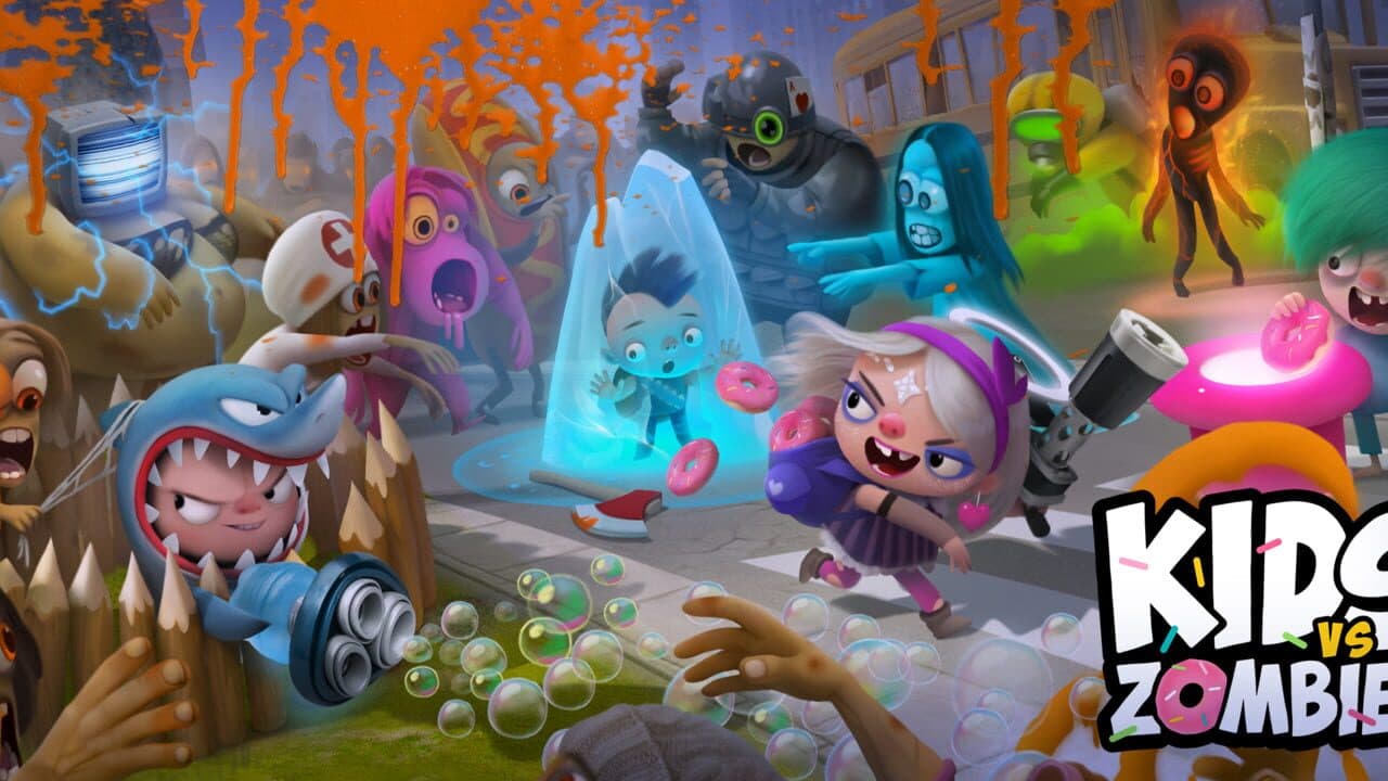 Kids vs Zombies: Donuts Brawl screenshot 1