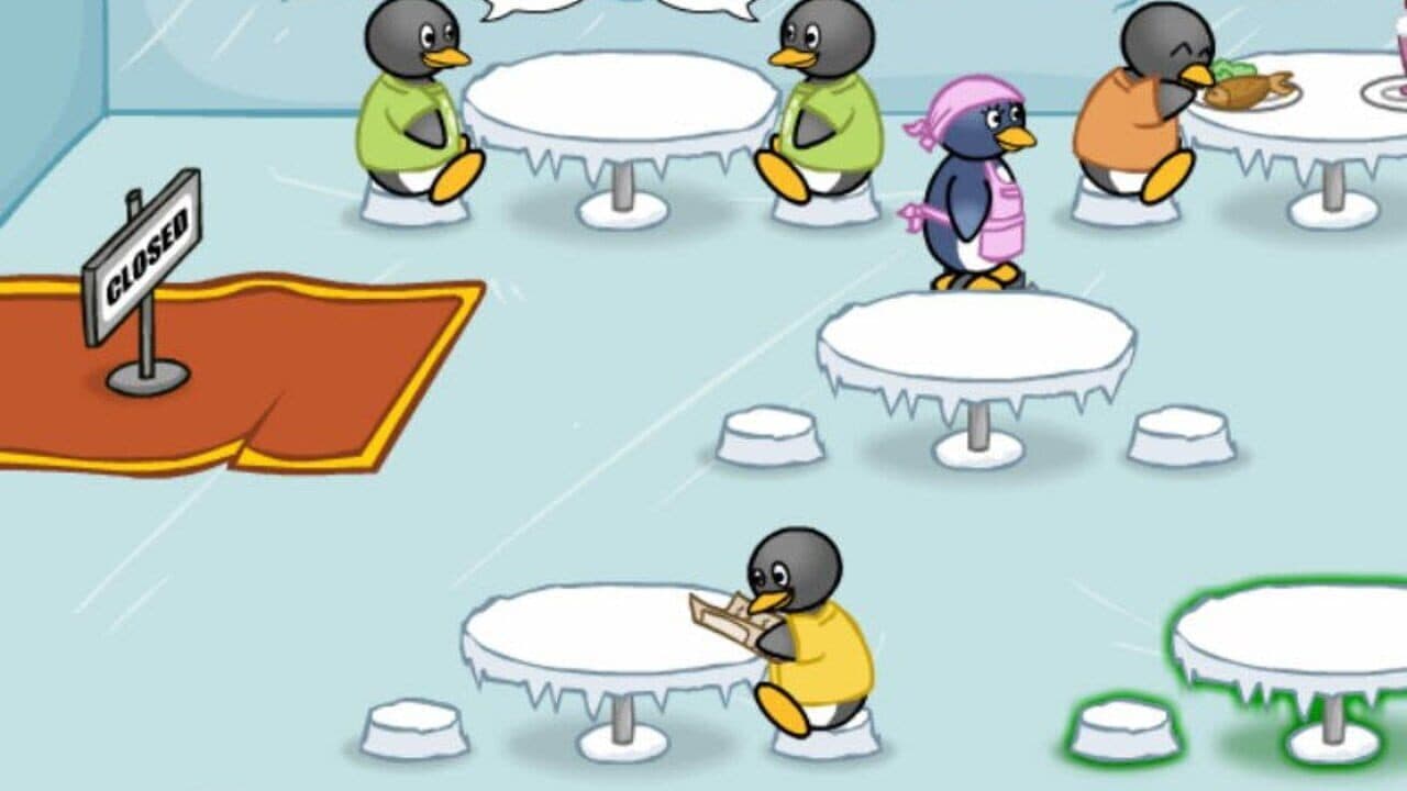 Penguin Diner: Restaurant Dash screenshot 1