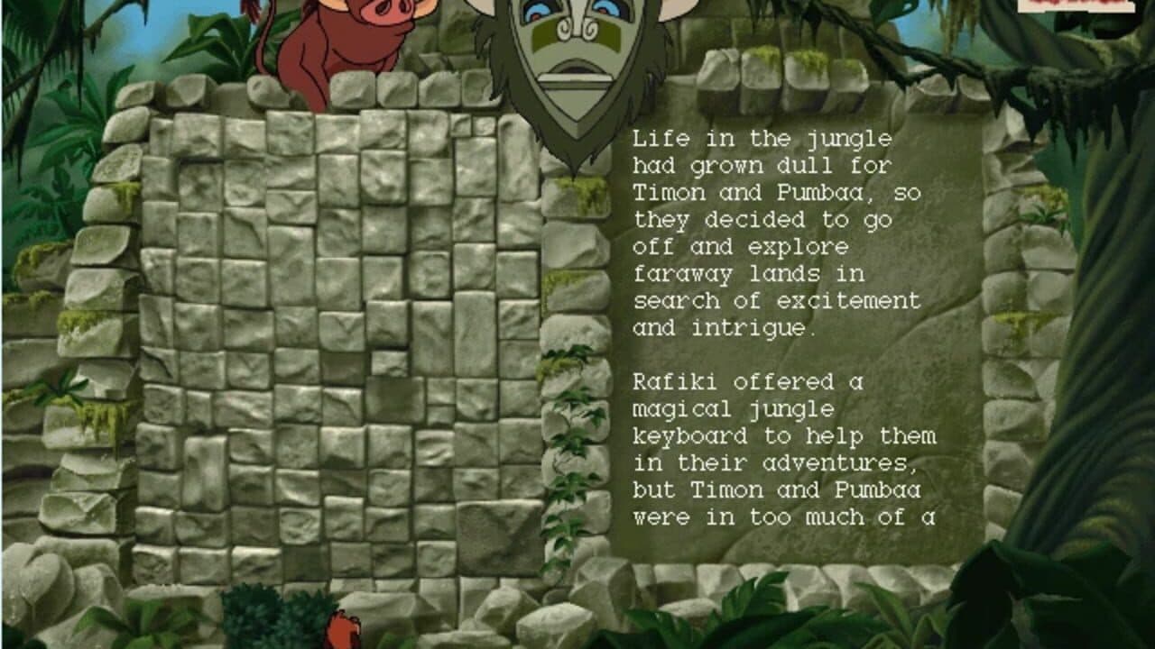 Disney's Adventures in Typing with Timon & Pumbaa thumbnail 6