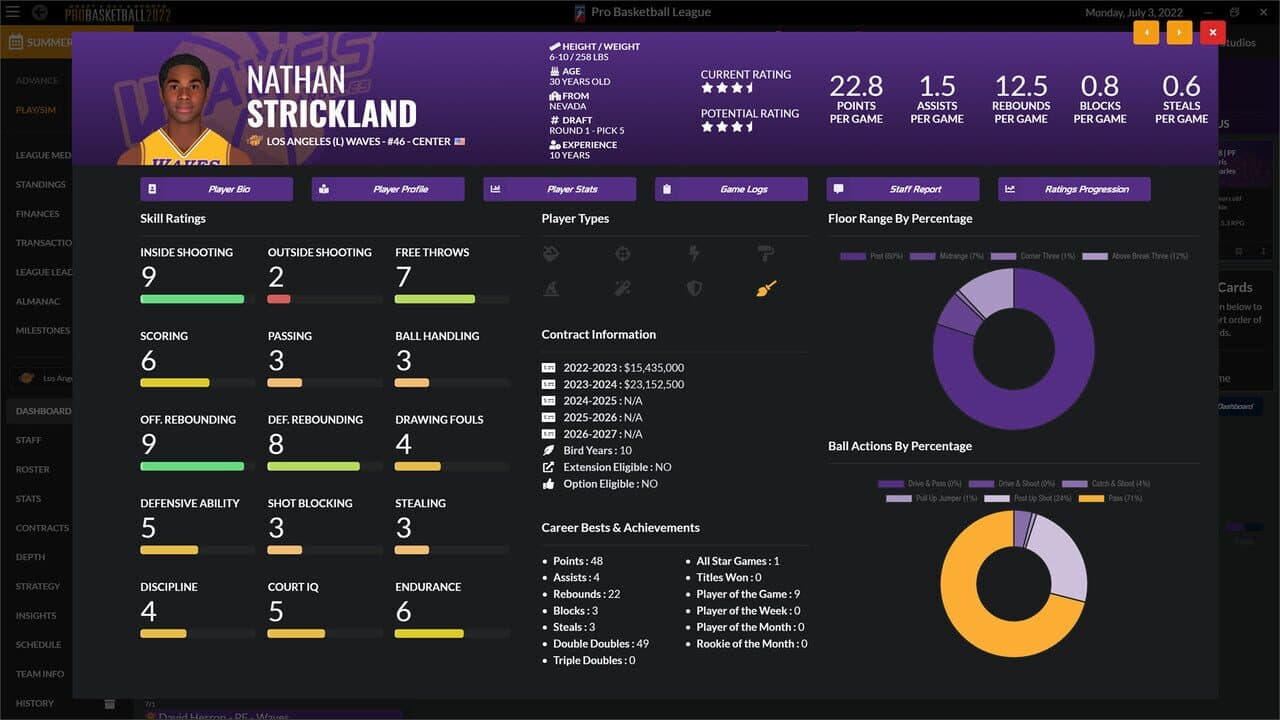 Draft Day Sports: Pro Basketball 2022 thumbnail 4