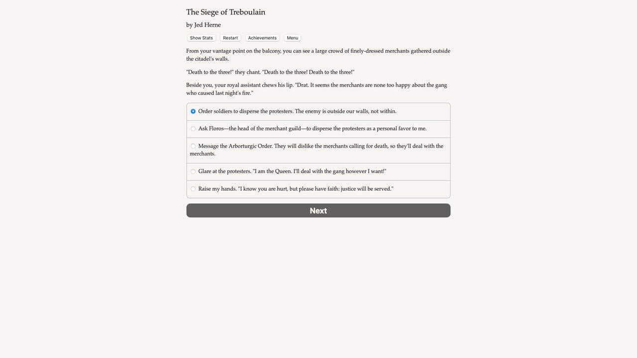 Siege of Treboulain screenshot 1