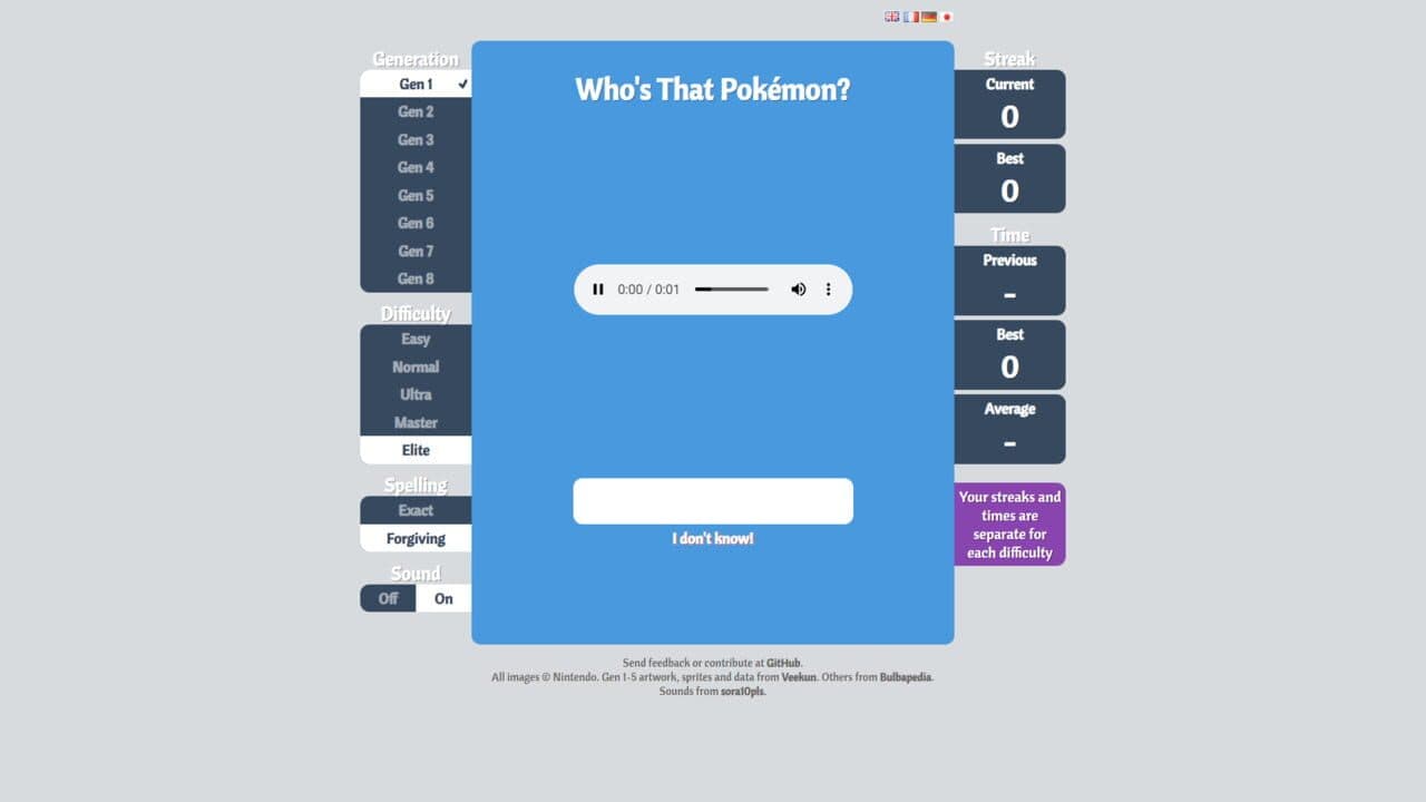Who's That Pokémon? screenshot 1