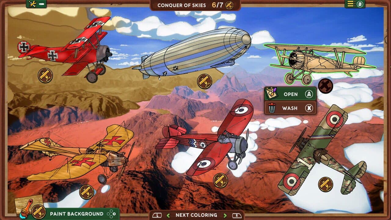 Red Wings: Coloring Planes thumbnail 3