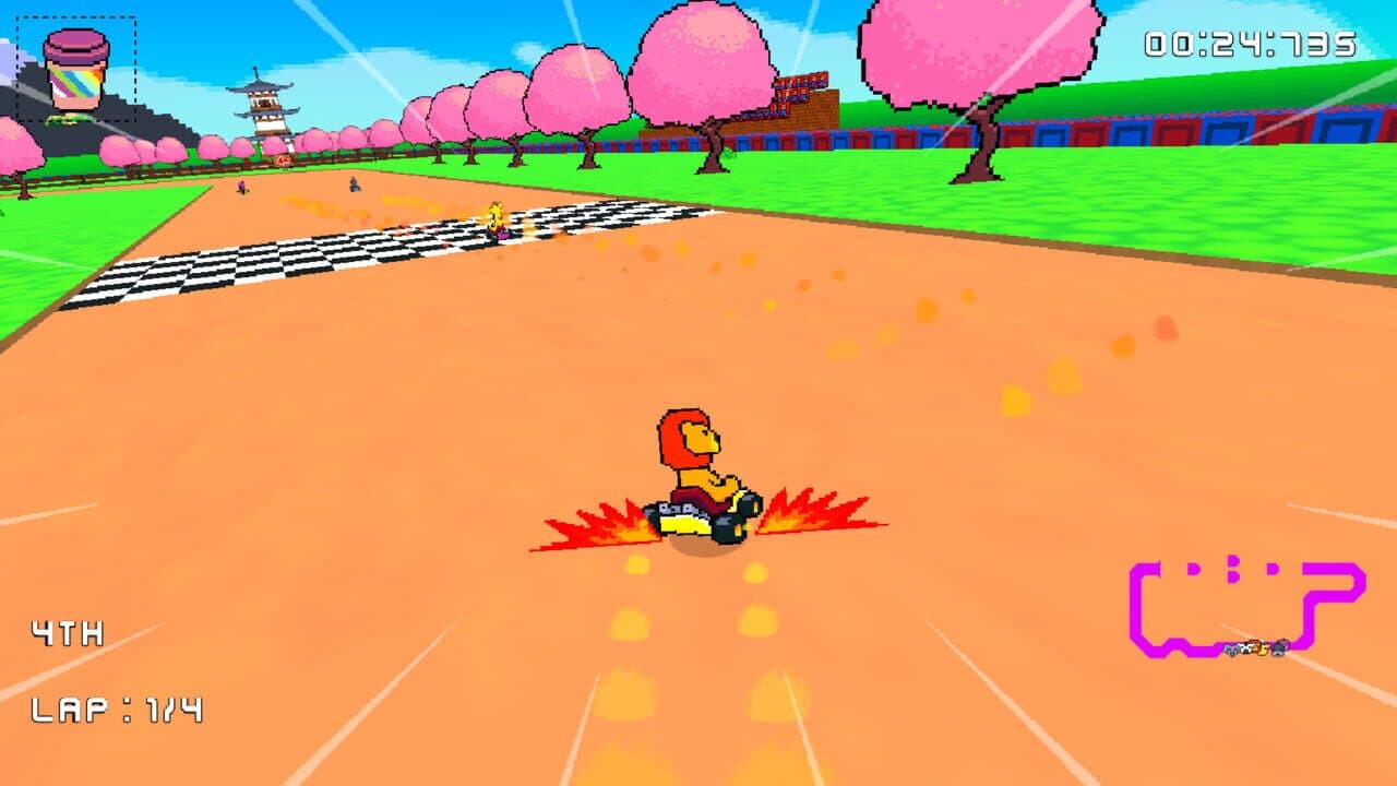 Retro Kart Rush thumbnail 2