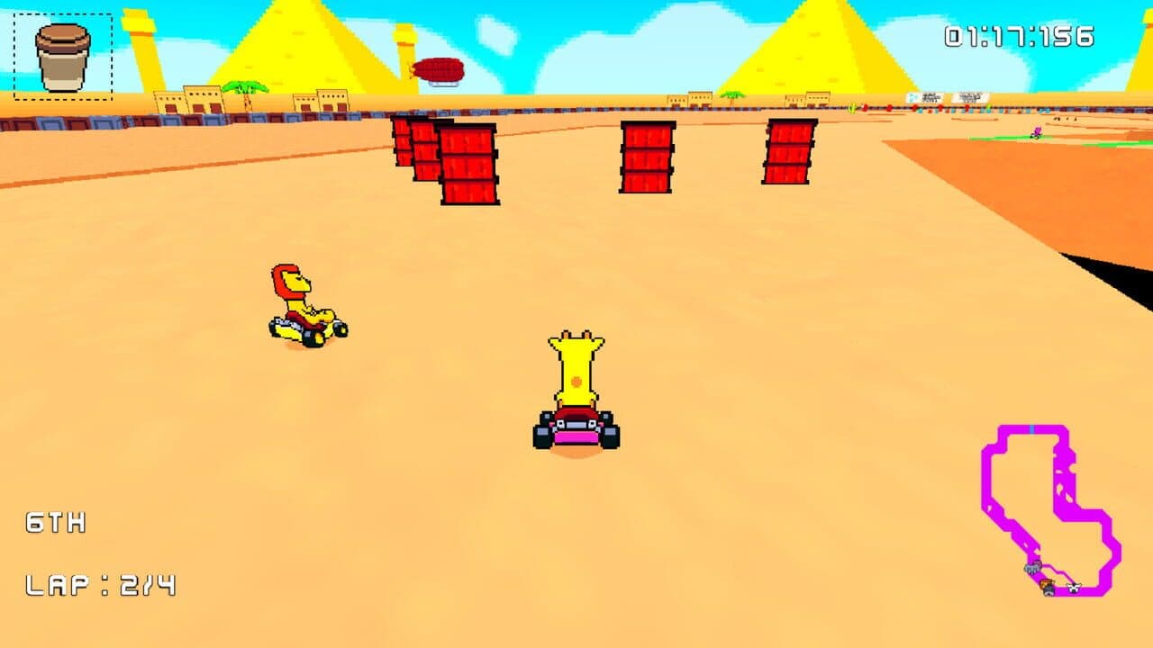 Retro Kart Rush thumbnail 3