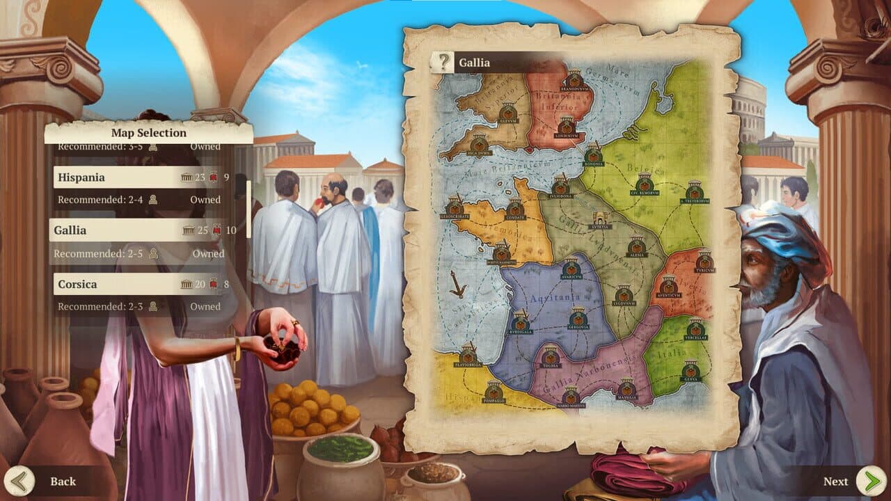Concordia: Digital Edition - Corsica & Gallia screenshot 1