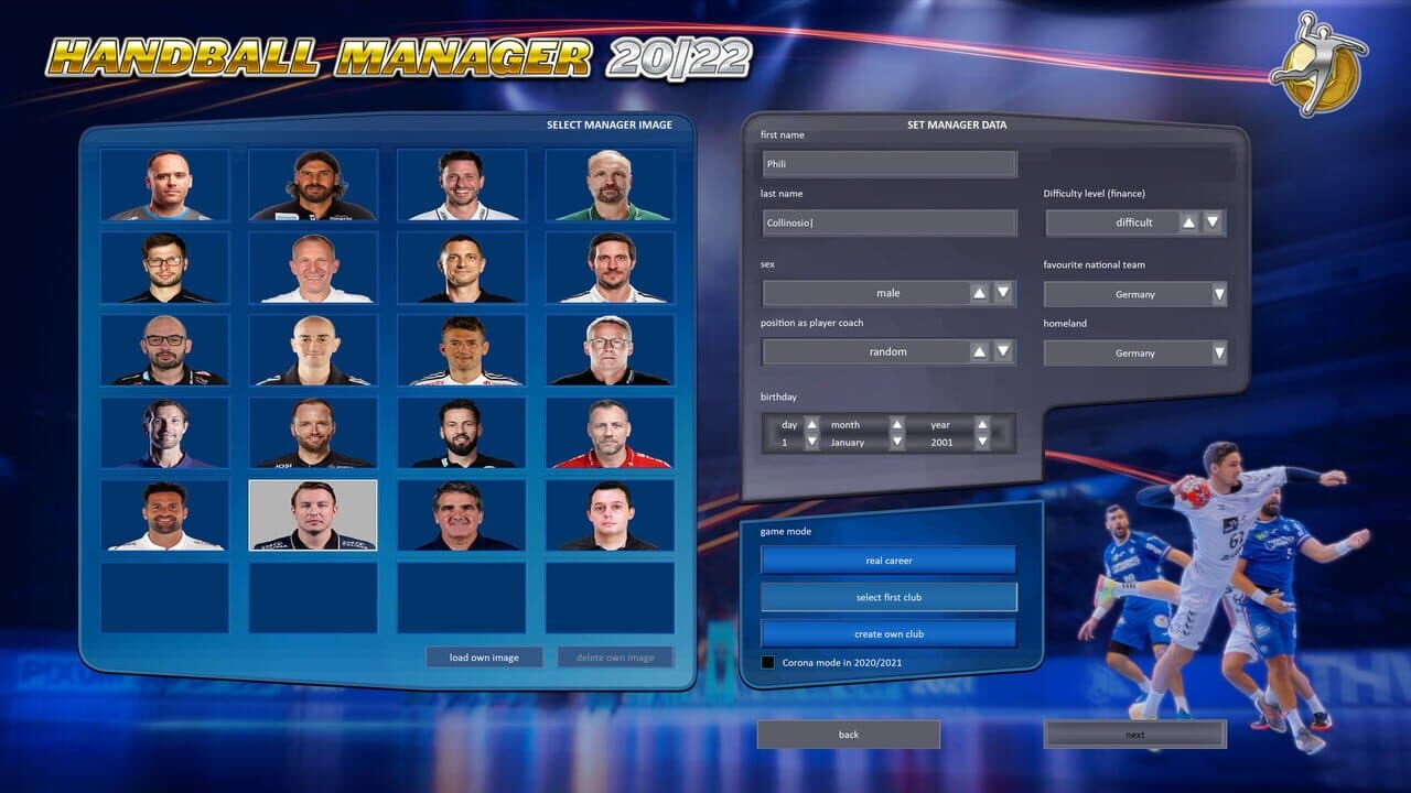 Handball Manager 2022 screenshot 1