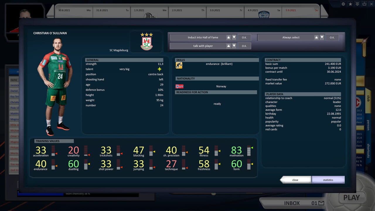 Handball Manager 2022 thumbnail 11