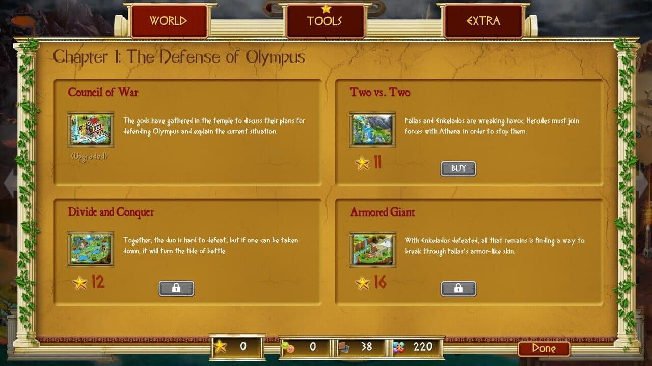 The Chronicles of Hercules II: Wrath of Kronos screenshot 1