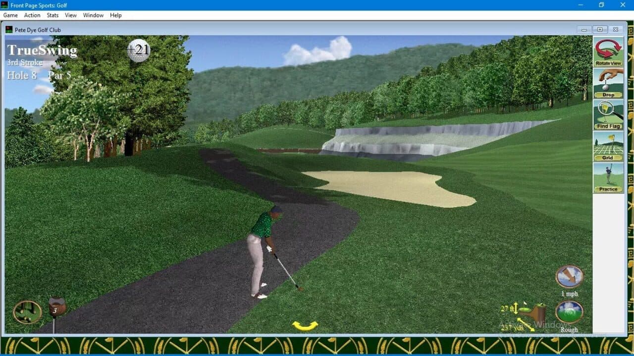 Front Page Sports: Golf screenshot 1