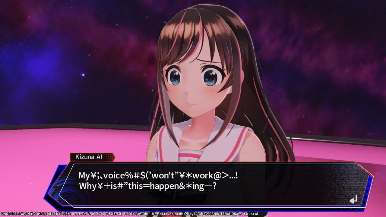 Neptunia: Virtual Stars - Kizuna AI screenshot 1