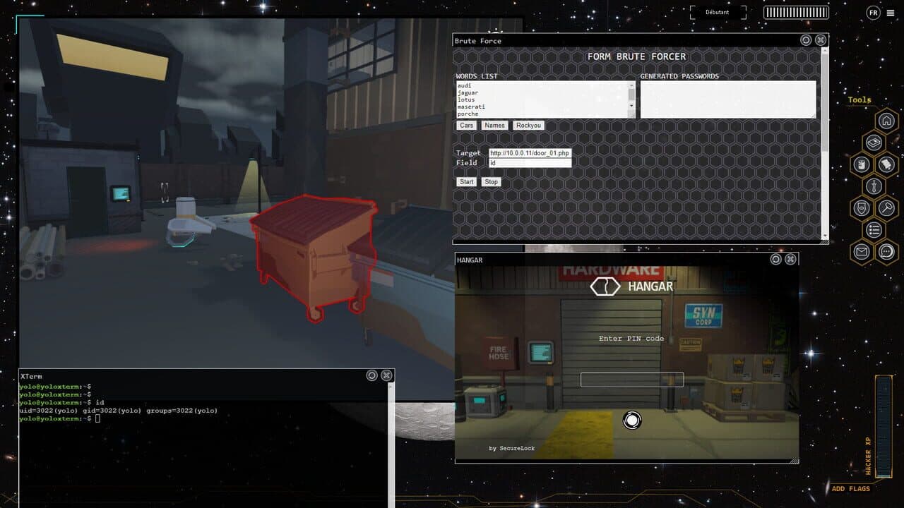 Yolo Space Hacker: Mission Forensic screenshot 1