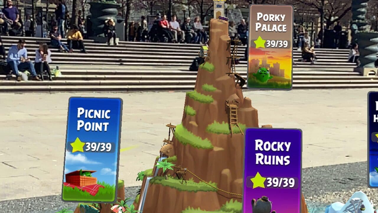 Angry Birds AR: Isle of Pigs screenshot 1
