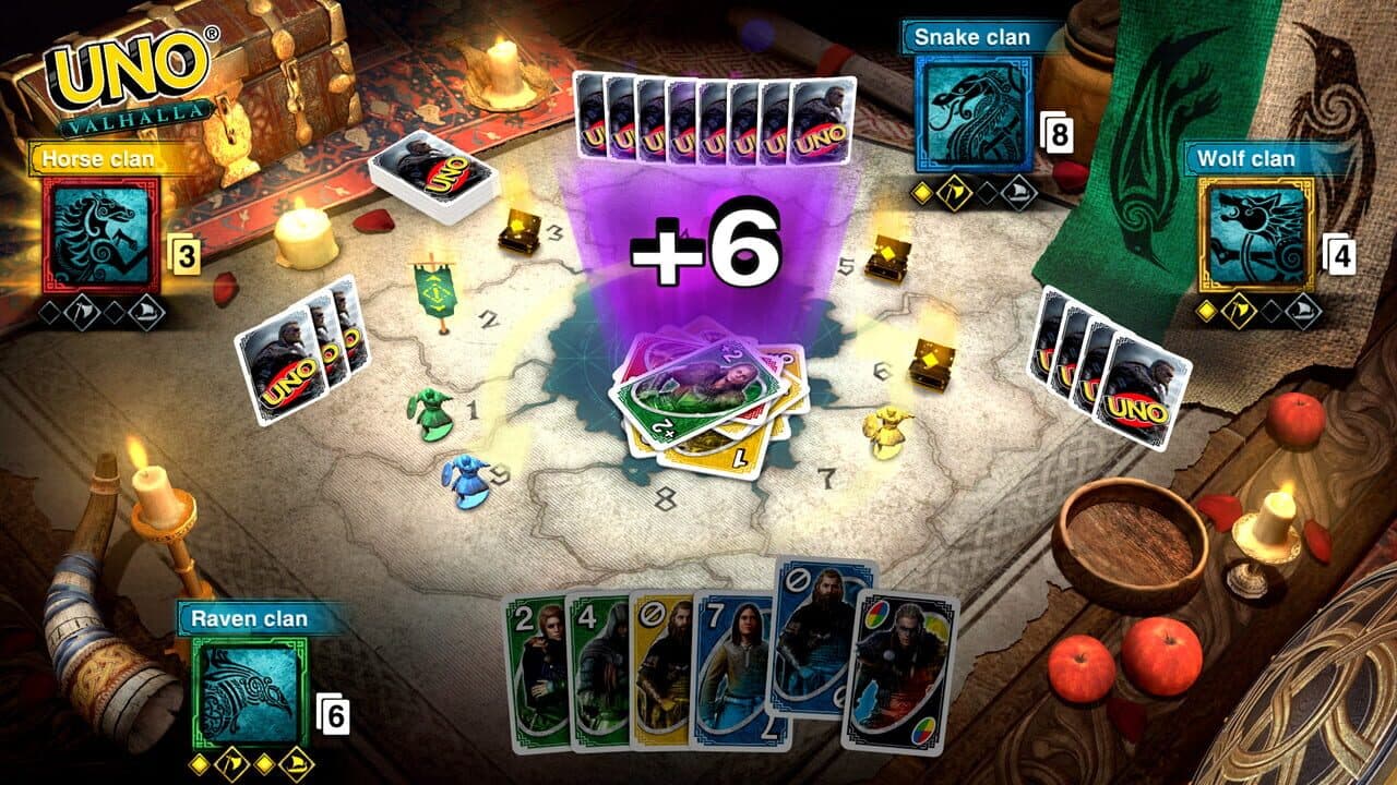 Uno: Assassin's Creed Valhalla Theme Cards thumbnail 4