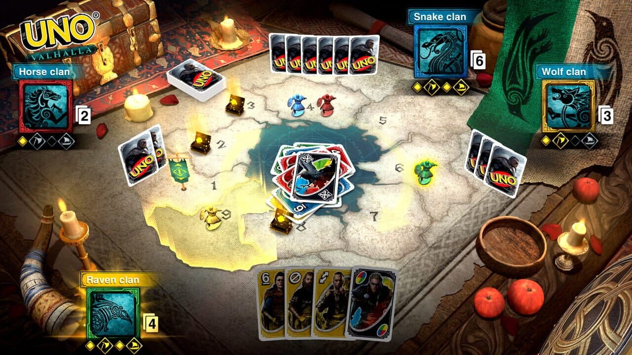 Uno: Assassin's Creed Valhalla Theme Cards thumbnail 3