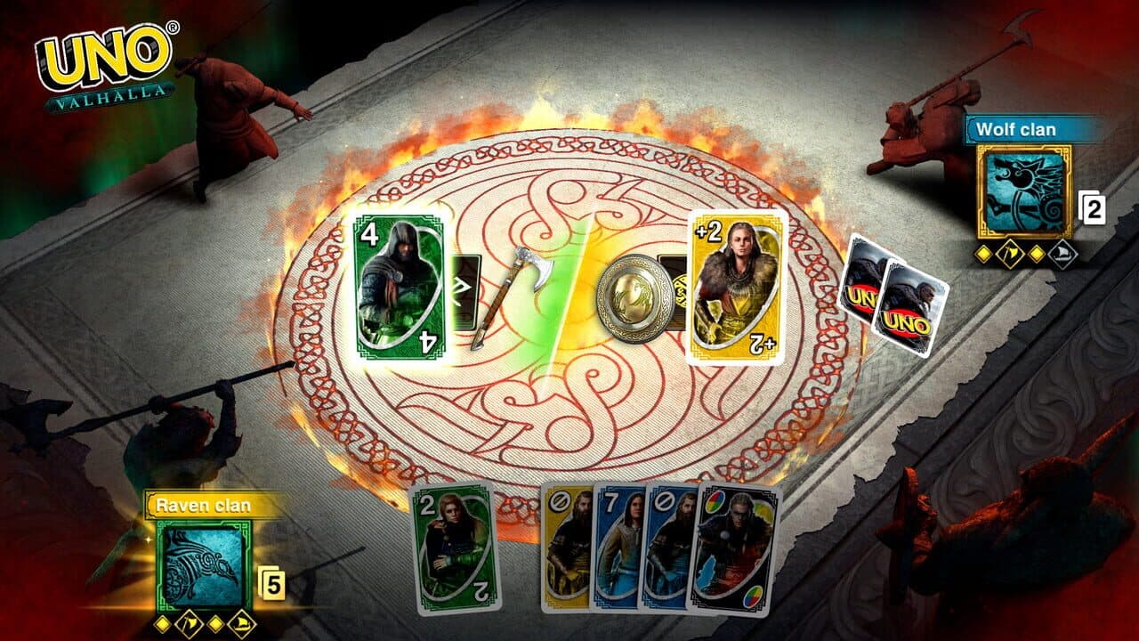 Uno: Assassin's Creed Valhalla Theme Cards thumbnail 2
