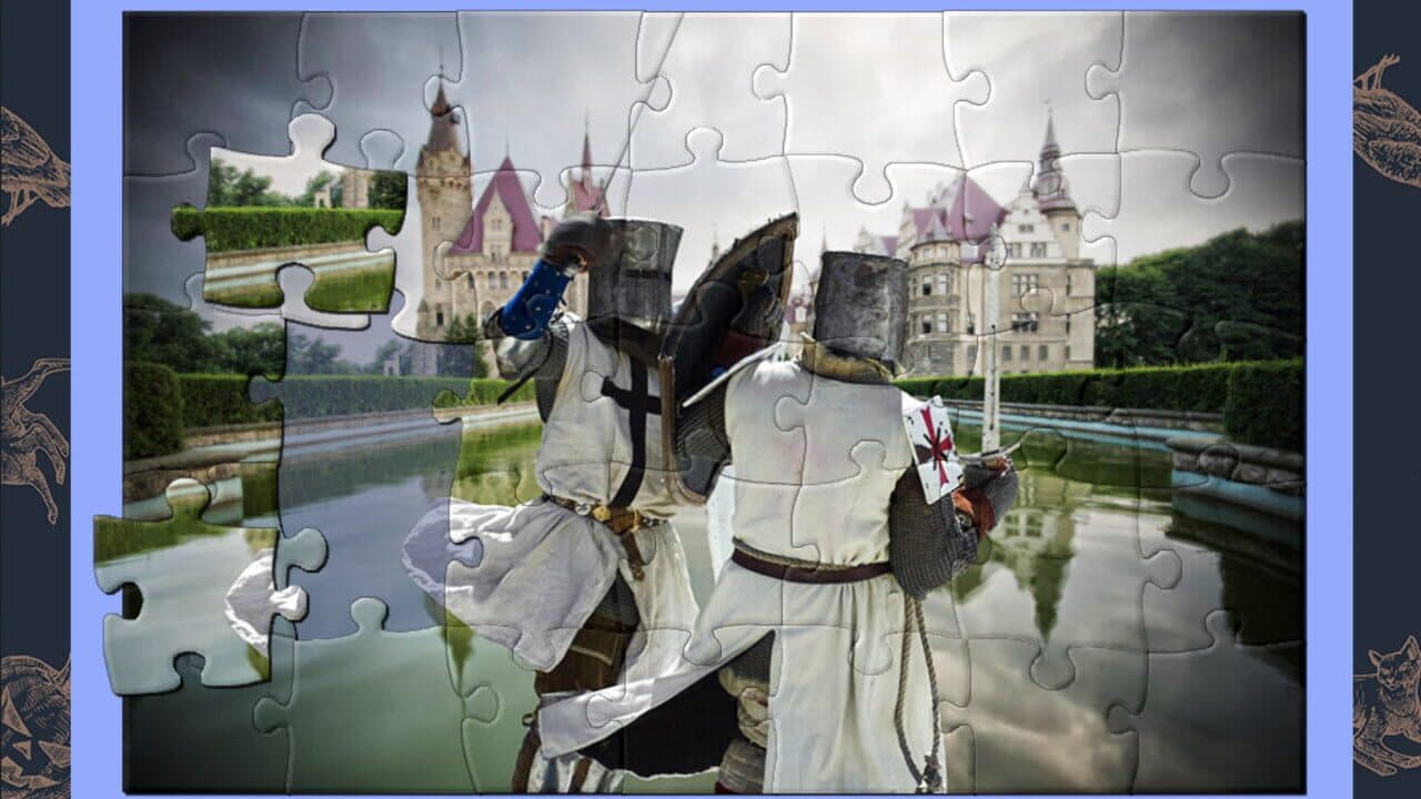 1001 Black Raven Jigsaw screenshot 1