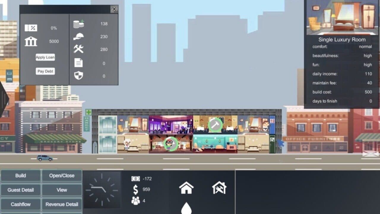 Hotel Manager Simulator screenshot 1
