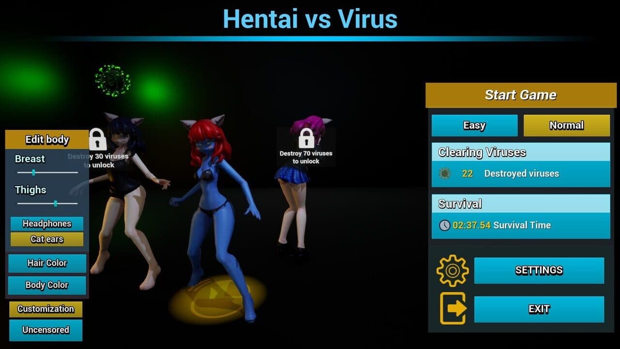 Hentai vs Virus: I Am Waifu thumbnail 2