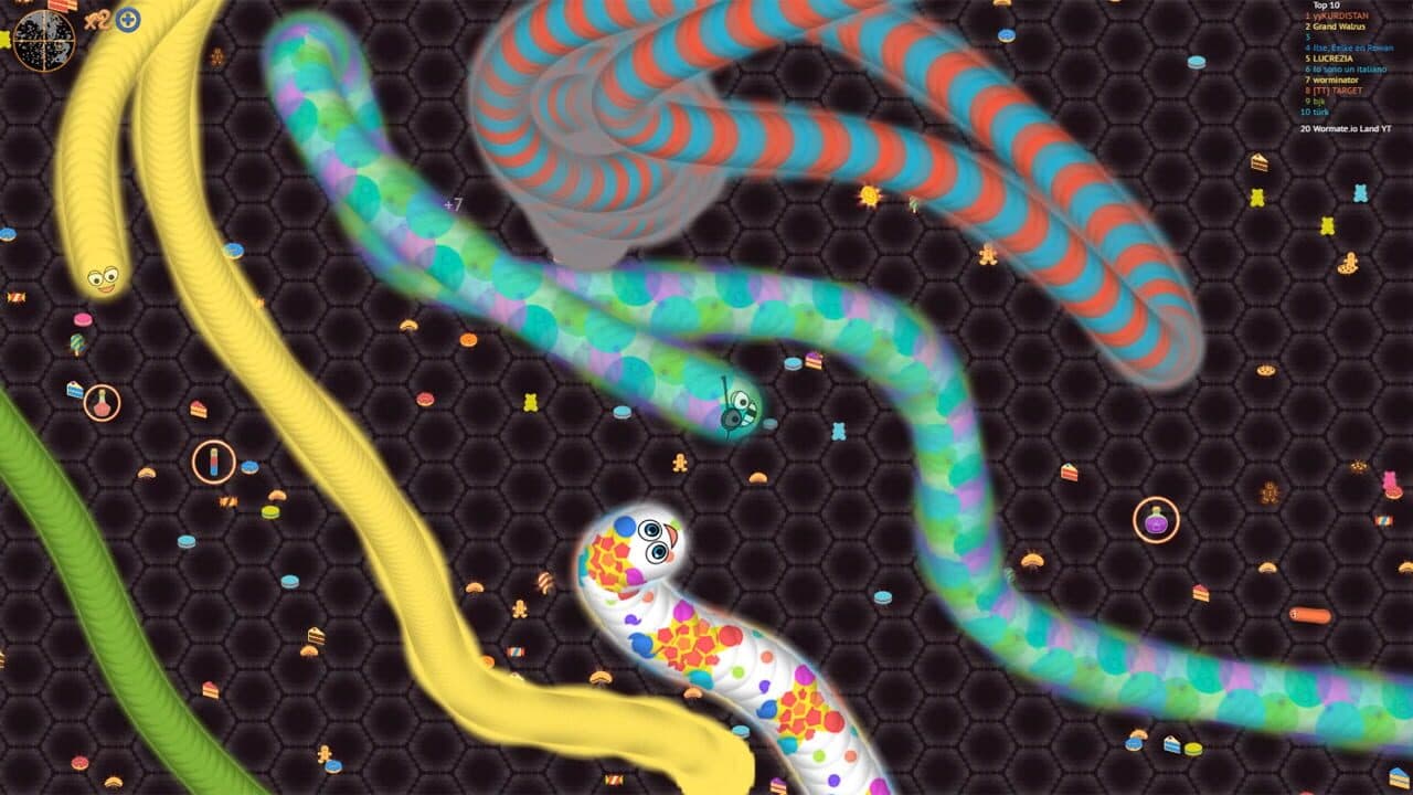 Wormate.io screenshot 1