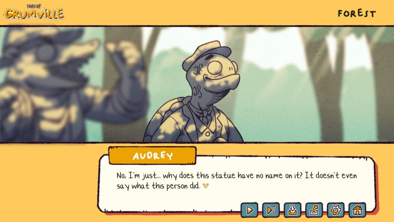 Tales of Grumville: A Legendary Pie and A Nameless Statue screenshot 1