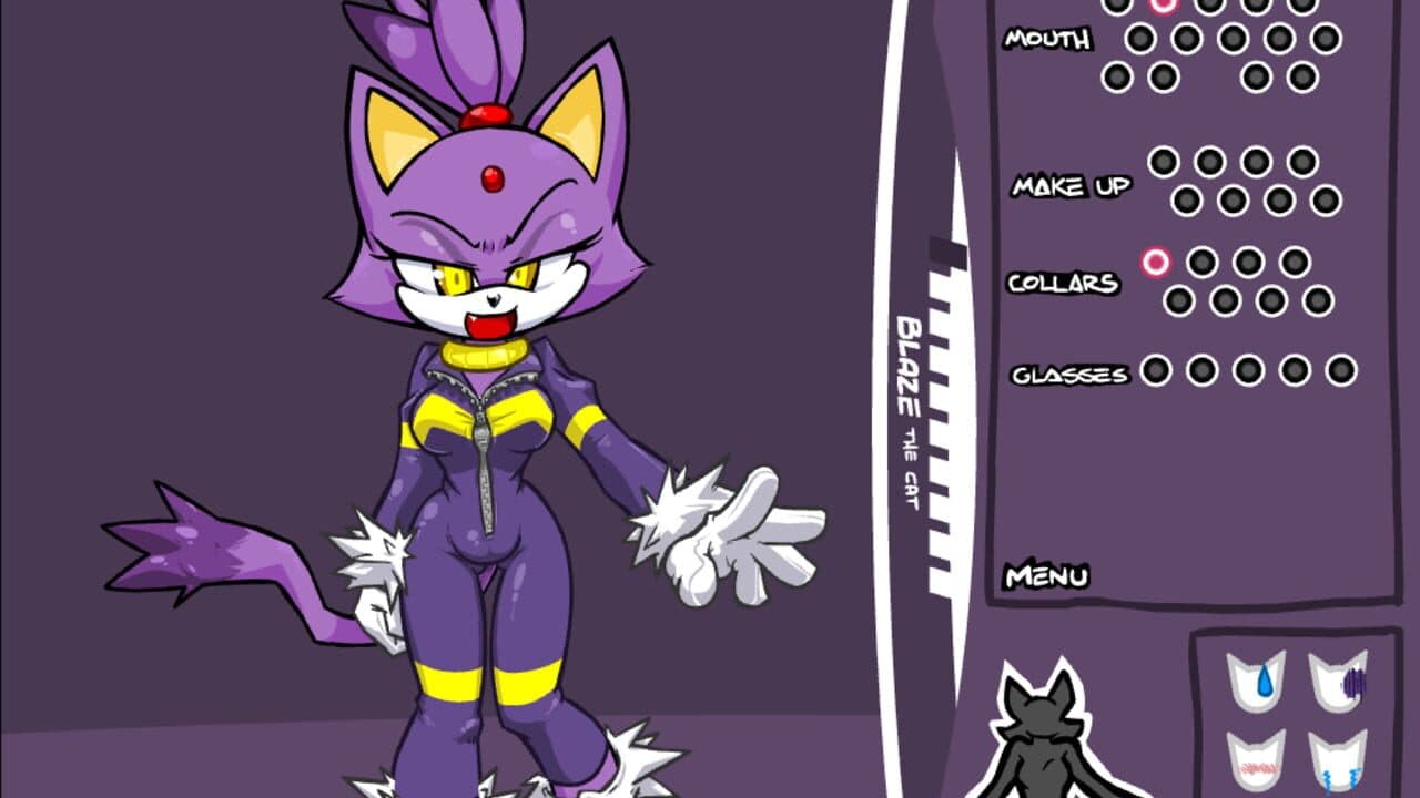 Blaze the Cat Dress Up screenshot 1