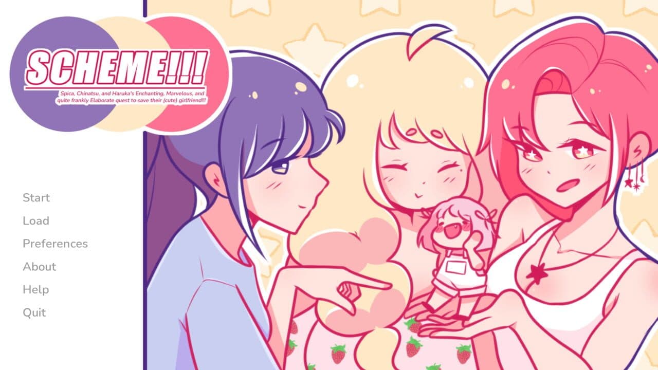 Scheme!!! Spica, Chinatsu, and Haruka's Enchanting, Marvelous, and Quite Frankly Elaborate Quest to Save Their Cute Girlfriend! screenshot 1