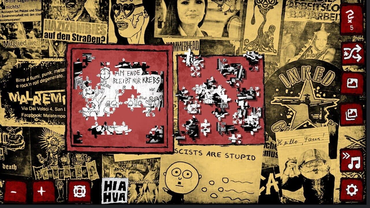 Nachkriegsratten Punk-Rock Puzzle screenshot 1