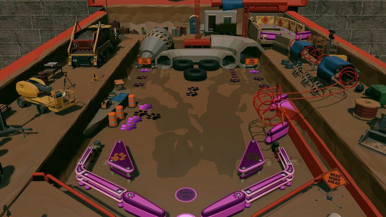 Roxy Raccoon's Pinball Panic: Construction Chaos screenshot 1