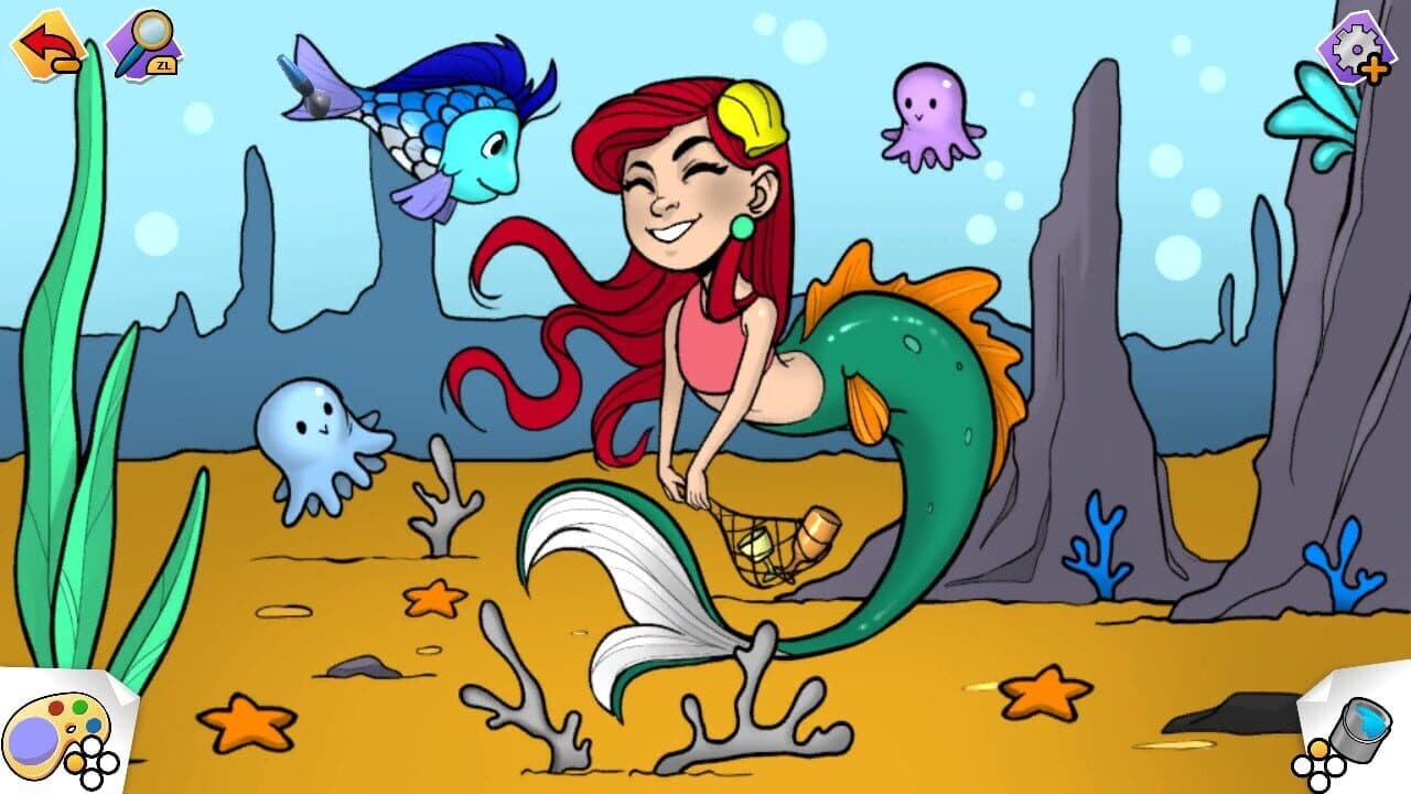 Coloring Book: Treasure Adventure screenshot 1
