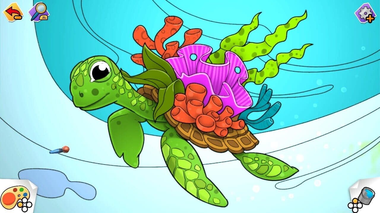 Coloring Book: Ocean Animals screenshot 1