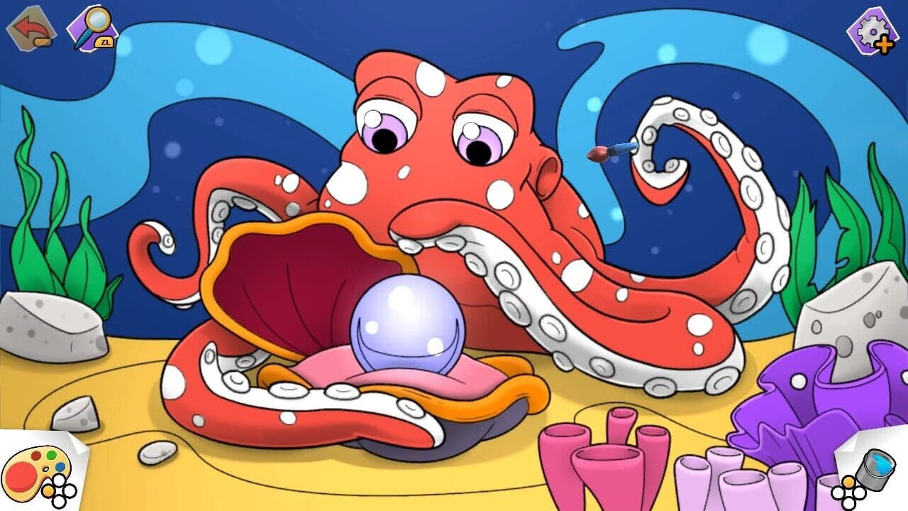 Coloring Book: Ocean Animals thumbnail 2