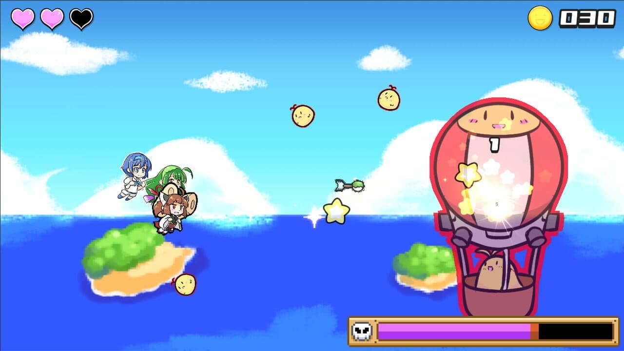 Tsunagaru Voiro Shooters vs. Space Kedamaki screenshot 1