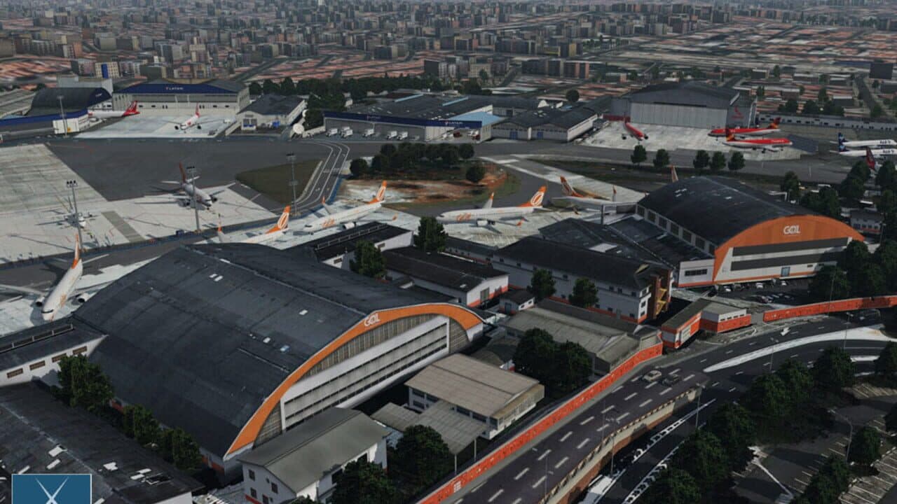 X-Plane 11: Globall Art - SBGR: São Paulo - Guarulhos International Airport thumbnail 7