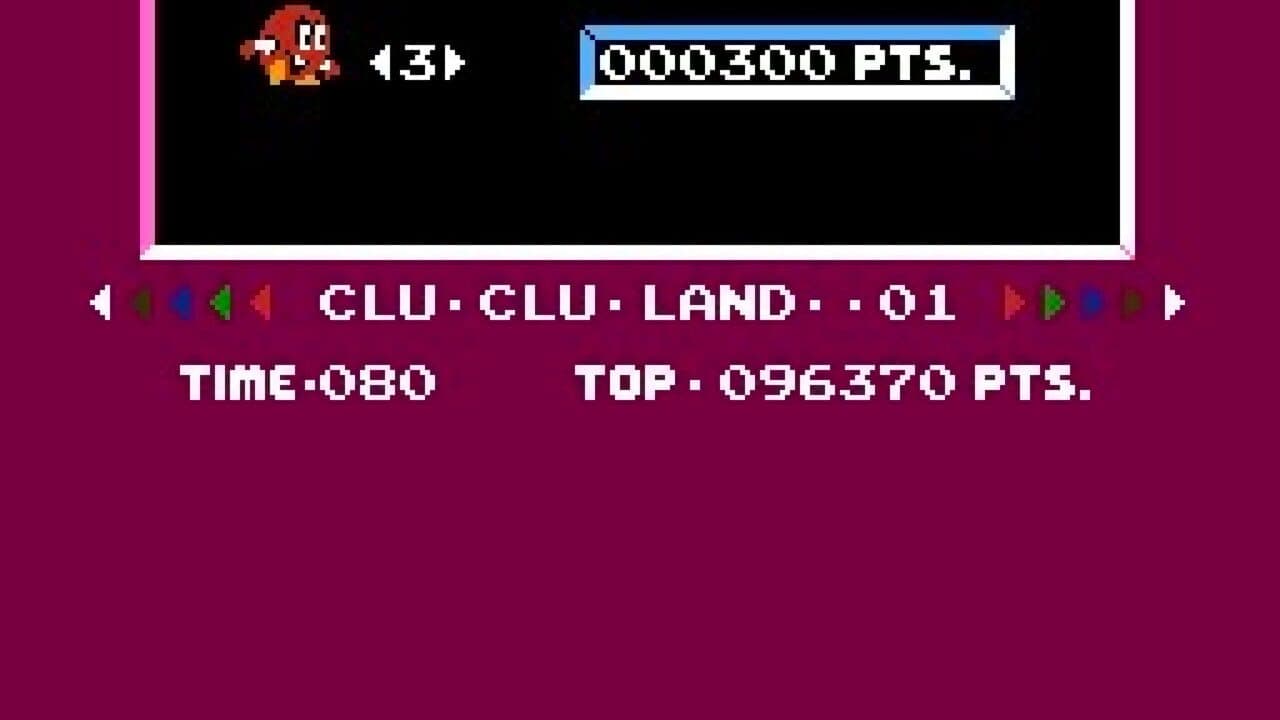 Vs. Clu Clu Land screenshot 1